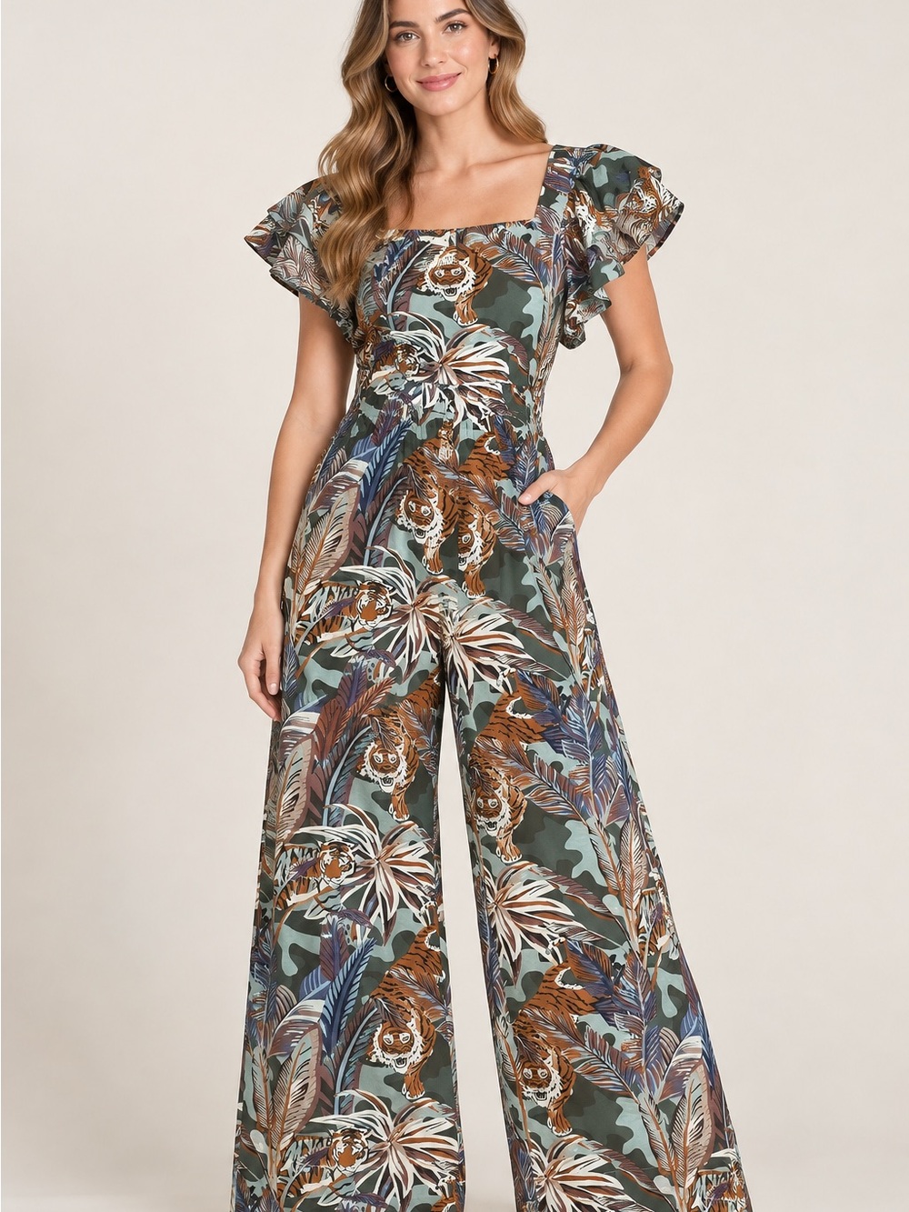 Alex Vinash safari jumpsuit